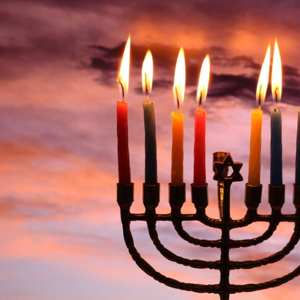 Hanukkah menorah pictures free