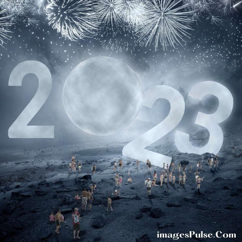 Happy New Year 2023 Moon Images