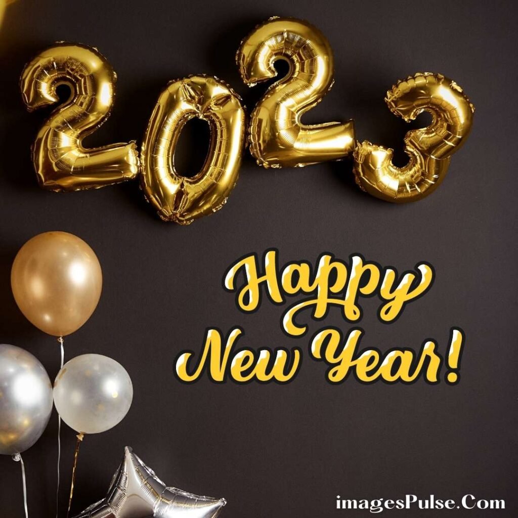 Happy New Year 2023 balloons Images
