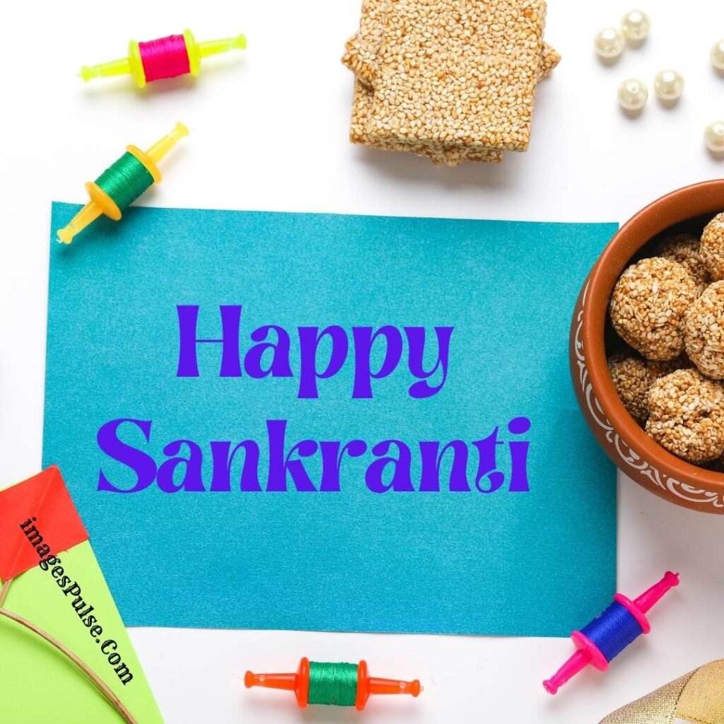 happy makar sankranti sweets photo